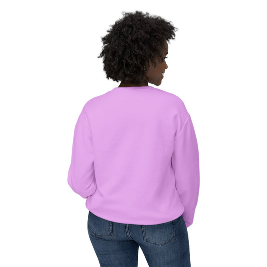 Adventure Awaits Unisex Lightweight Crewneck Sweatshirt - Airplane Design