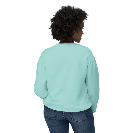 Adventure Awaits Unisex Lightweight Crewneck Sweatshirt - Airplane Design