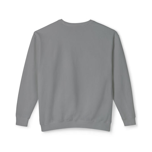 Adventure Awaits Unisex Lightweight Crewneck Sweatshirt - Airplane Design