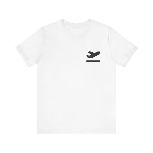Adventure Awaits Tee - Travel-Themed Unisex Jersey Short Sleeve T-Shirt