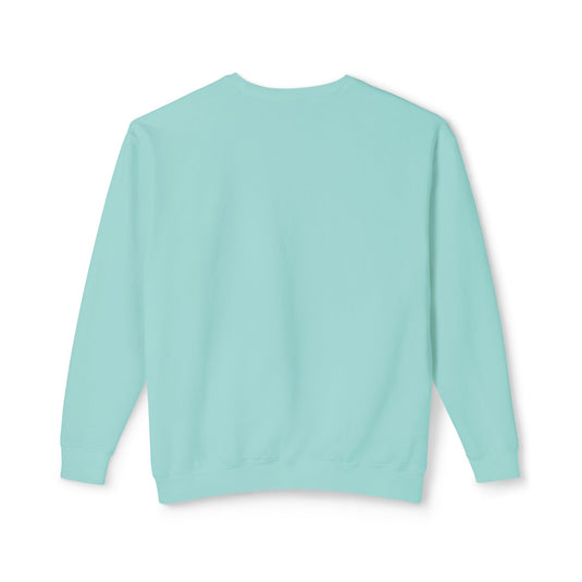 Adventure Awaits Unisex Lightweight Crewneck Sweatshirt - Airplane Design