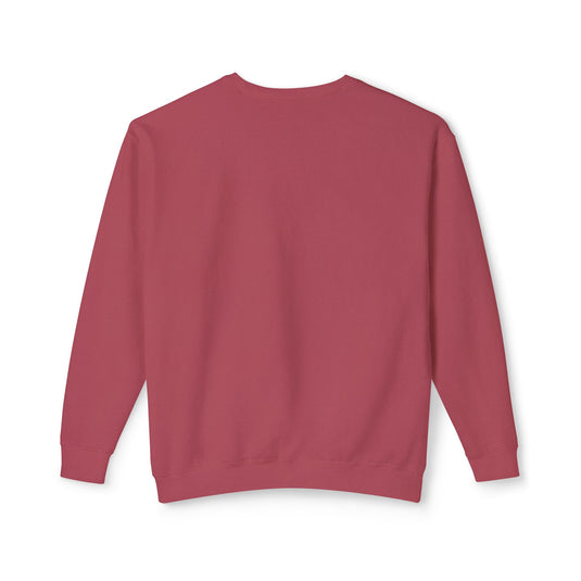 Adventure Awaits Unisex Lightweight Crewneck Sweatshirt - Airplane Design