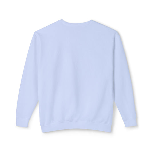 Adventure Awaits Unisex Lightweight Crewneck Sweatshirt - Airplane Design