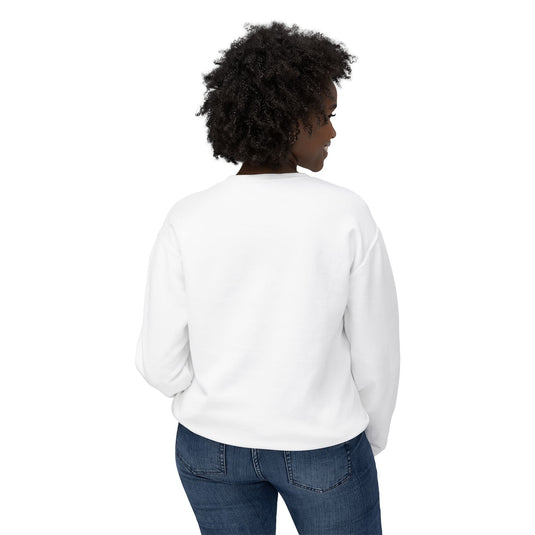 Adventure Awaits Unisex Lightweight Crewneck Sweatshirt - Airplane Design