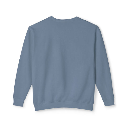 Adventure Awaits Unisex Lightweight Crewneck Sweatshirt - Airplane Design